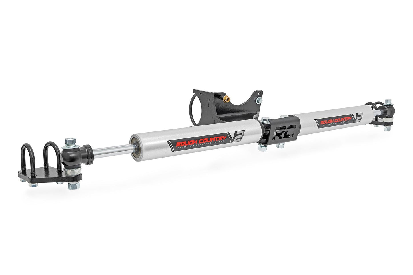 Rough Country (8749270) V2 Steering Stabilizer | Dual | 2-8 Inch Lift | Ford F-250/F-350 Super Duty (05-23)