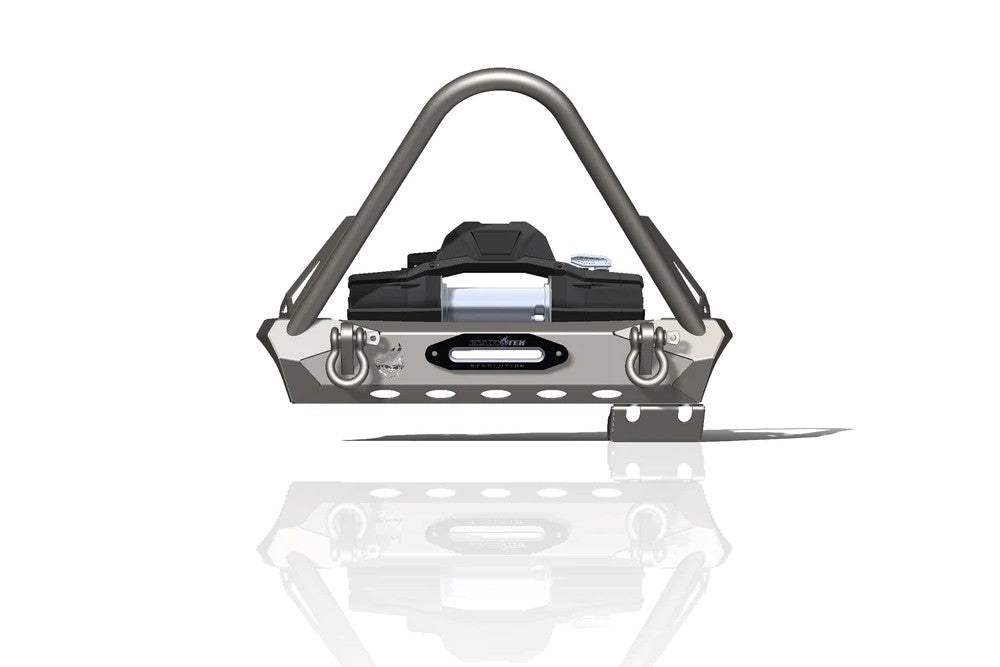 CrawlTek Pyro Stubby Front Bumper with Stinger | Jeep Wrangler CJ/YJ/TJ