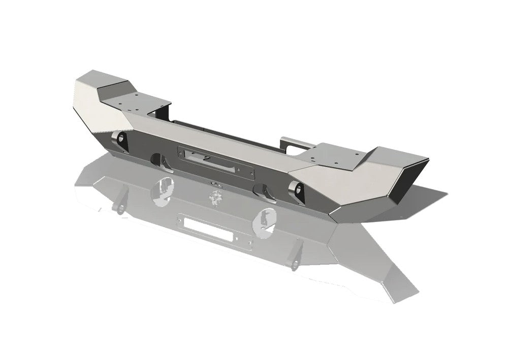 CrawlTek Pyro Mid-Width Front Winch Bumper | Jeep Wrangler JK