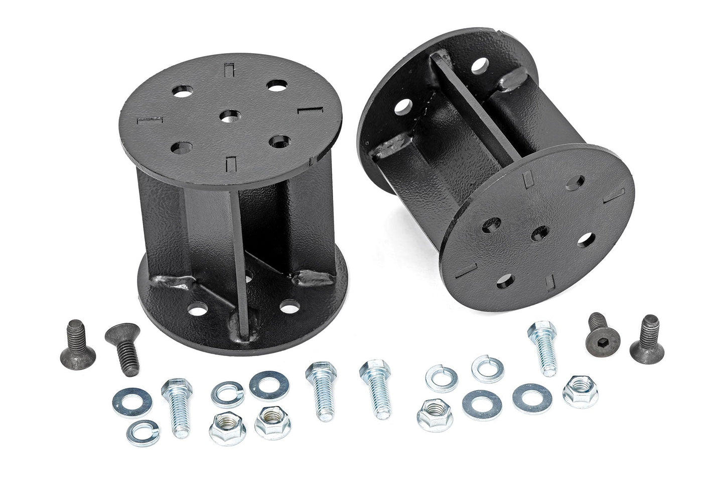 Rough Country (100074WC) Air Spring Kit w/compressor | Wireless Controller | 7.5 Inch Lift Kit | Chevy/GMC 2500HD/3500HD (11-19)