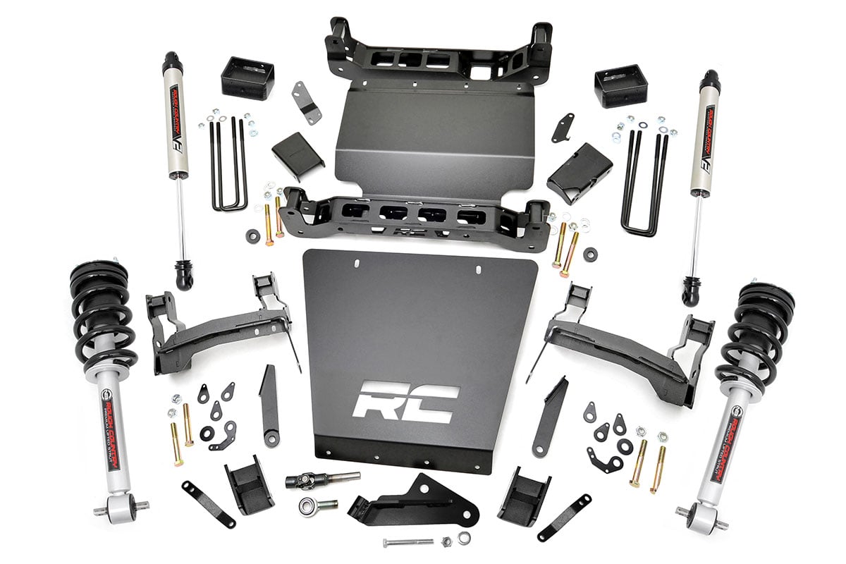 Rough Country (29171) 5 Inch Lift Kit | Bracket | N3 Struts/V2 | Chevy/GMC 1500 (14-18)