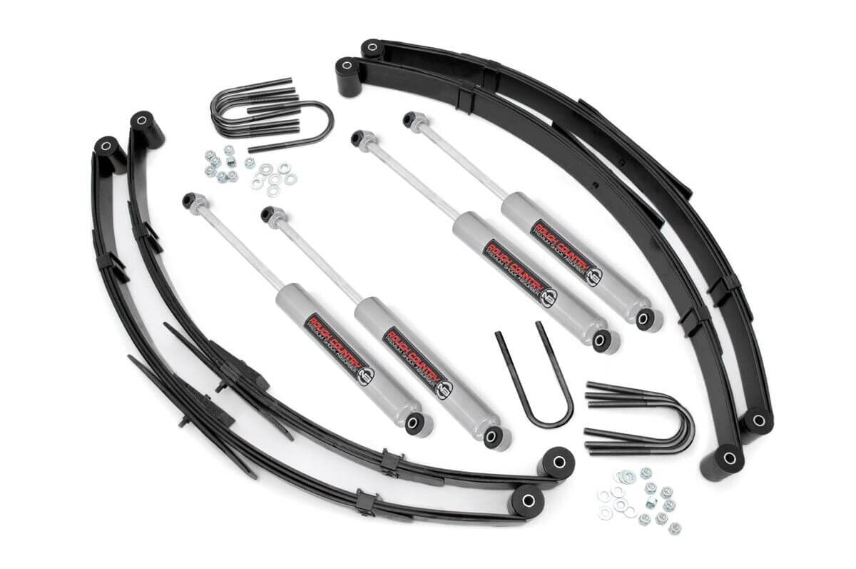 Rough Country (73530) 4 Inch Lift Kit | Toyota Land Cruiser FJ40 4WD (1964-1980)
