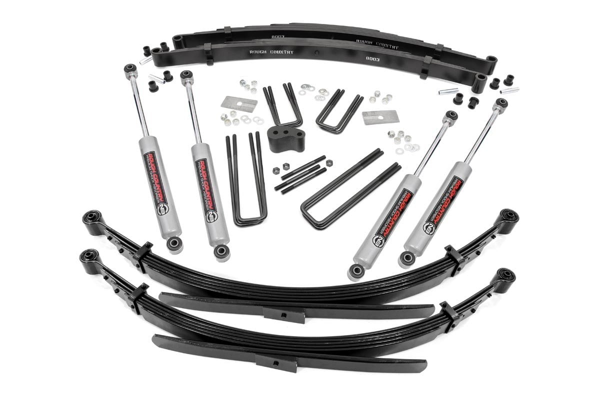Rough Country (355.20) 4 Inch Lift Kit | Dodge/Plymouth Ramcharger (78-93)/Trailduster (78-81)