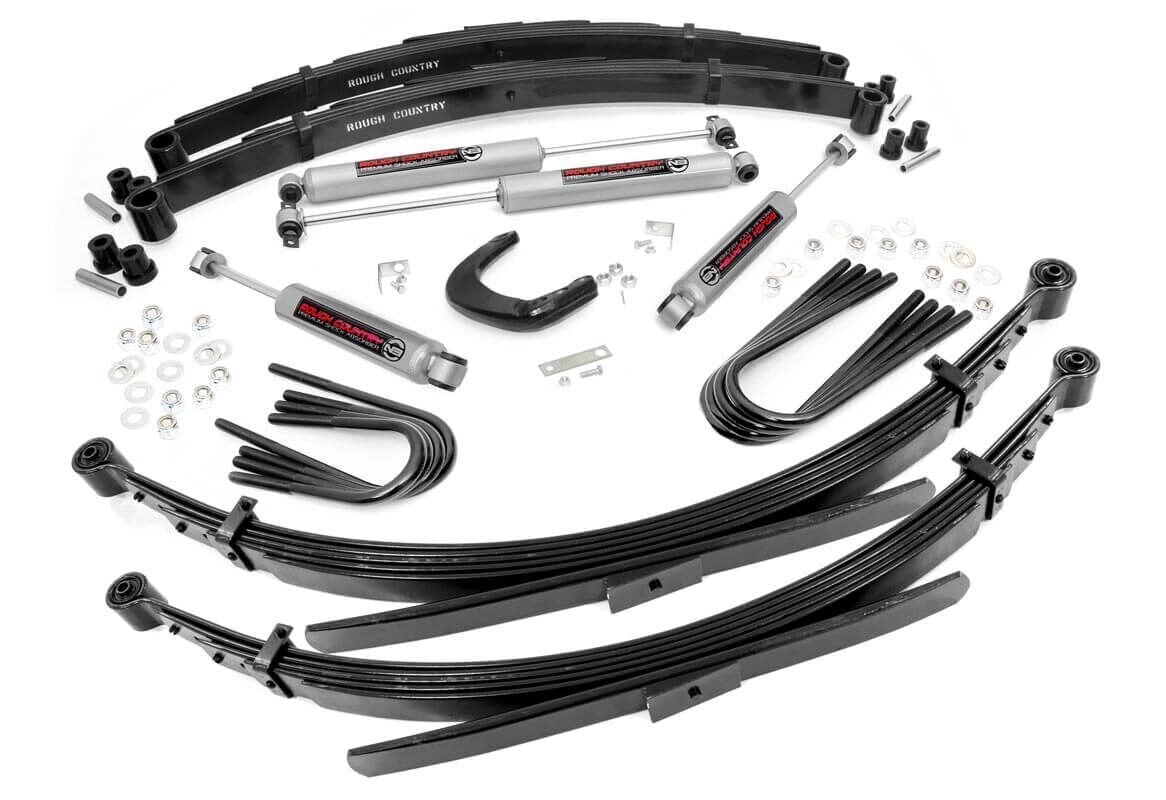 Rough Country (12630) 6 Inch Lift Kit | 52 Inch Rear Springs | Chevy/GMC C10/K10 C15/K15 Truck/Jimmy (73-76)