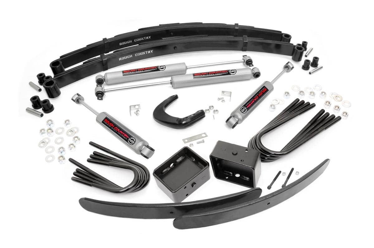 Rough Country (12530) 6 Inch Lift Kit | Rear Blocks | Chevy/GMC C10/K10 C15/K15 Truck/Jimmy (73-76)
