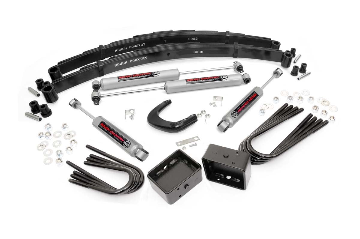 Rough Country (11530) 4 Inch Lift Kit | RR Blocks | Chevy/GMC C10/K10 C15/K15 Truck/Jimmy (73-76)