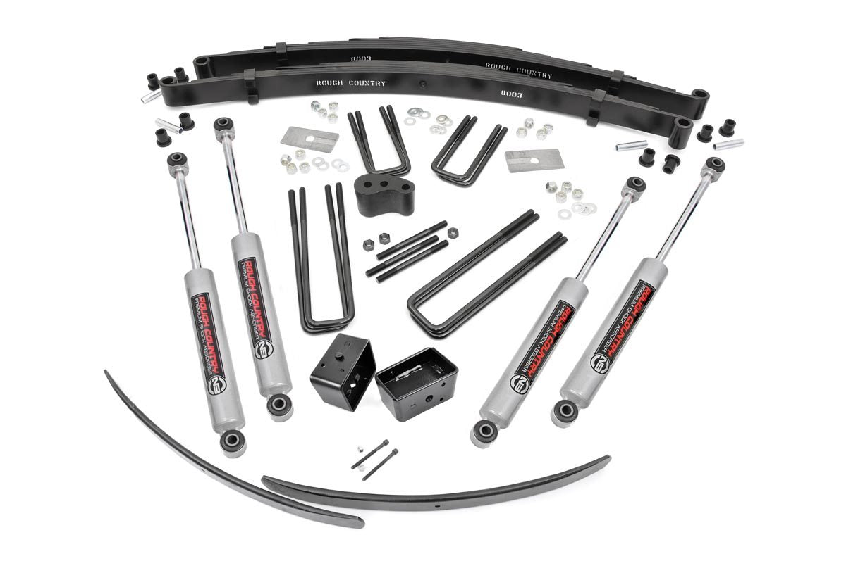 Rough Country (320.20) 4 Inch Lift Kit | Rear Blocks | Dodge/Plymouth Ramcharger/Trailduster (74-77)
