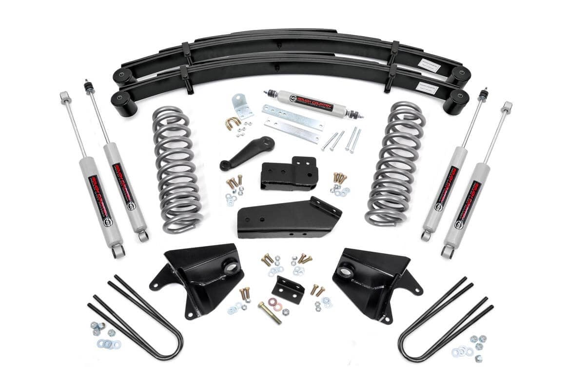 Rough Country (520B30) 4 Inch Lift Kit | Rear Springs | Ford Bronco 4WD (1980-1996)