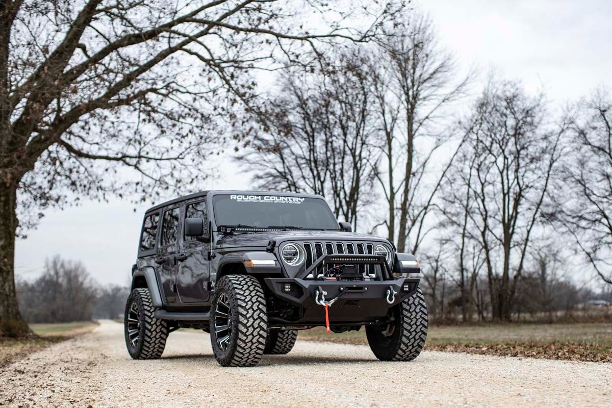 Rough Country (10585) Front Winch Bumper | Jeep Gladiator JT/Wrangler JK & JL