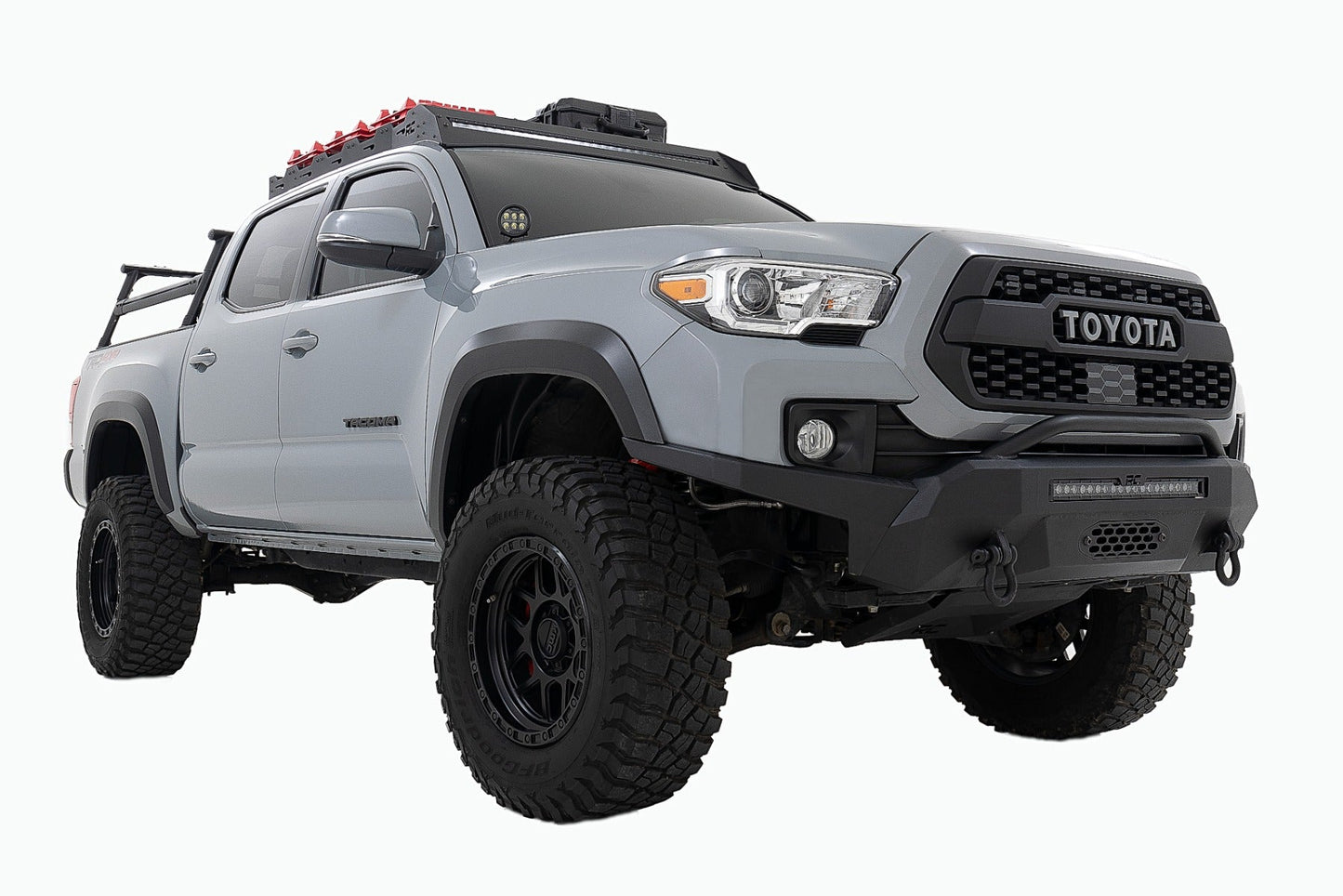 Rough Country (71081) LED Light Kit | Ditch Mount | 2" Black Pair | Flood | Toyota Tacoma (16-23)