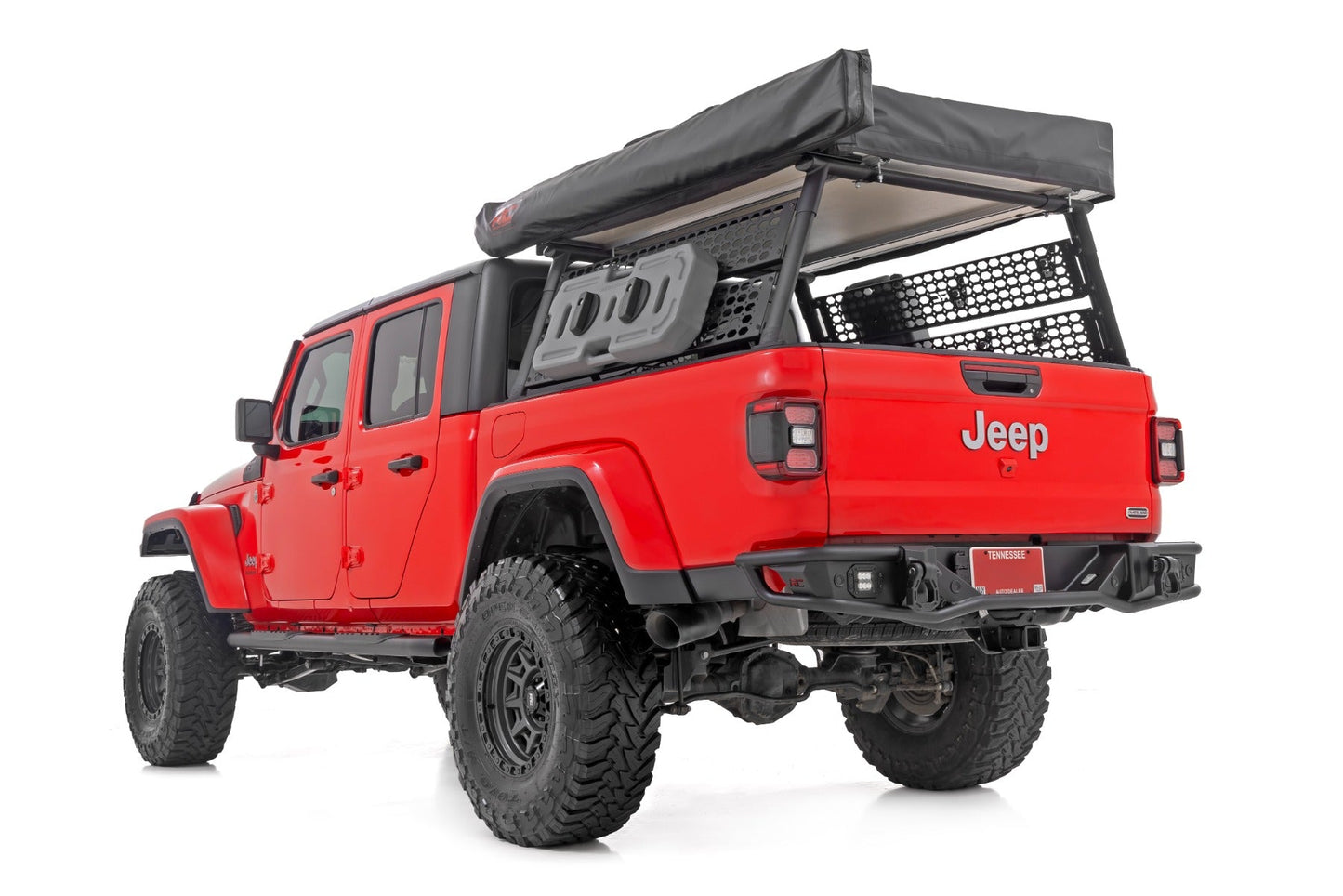 Rough Country (21015) Oval Nerf Steps | Black | Jeep Gladiator JT (20-23)