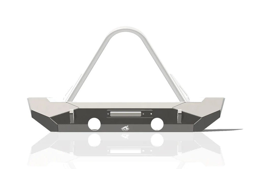 CrawlTek Pyro Mid-Width Front Winch Bumper | Jeep Wrangler JK