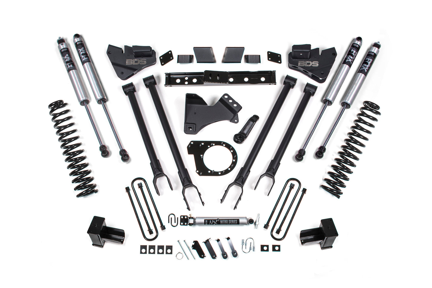 BDS Suspension 7 Inch Lift Kit w/ 4-Link | Ford F250/F350 Super Duty (20-22) 4WD | Diesel