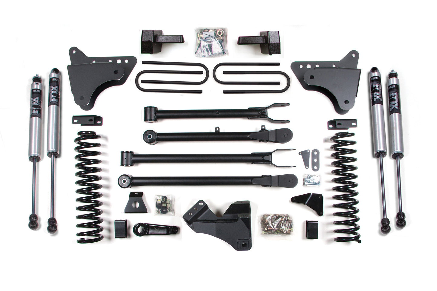BDS Suspension 4 Inch Lift Kit w/ 4-Link | Ford F250/F350 Super Duty (08-10) 4WD | Diesel