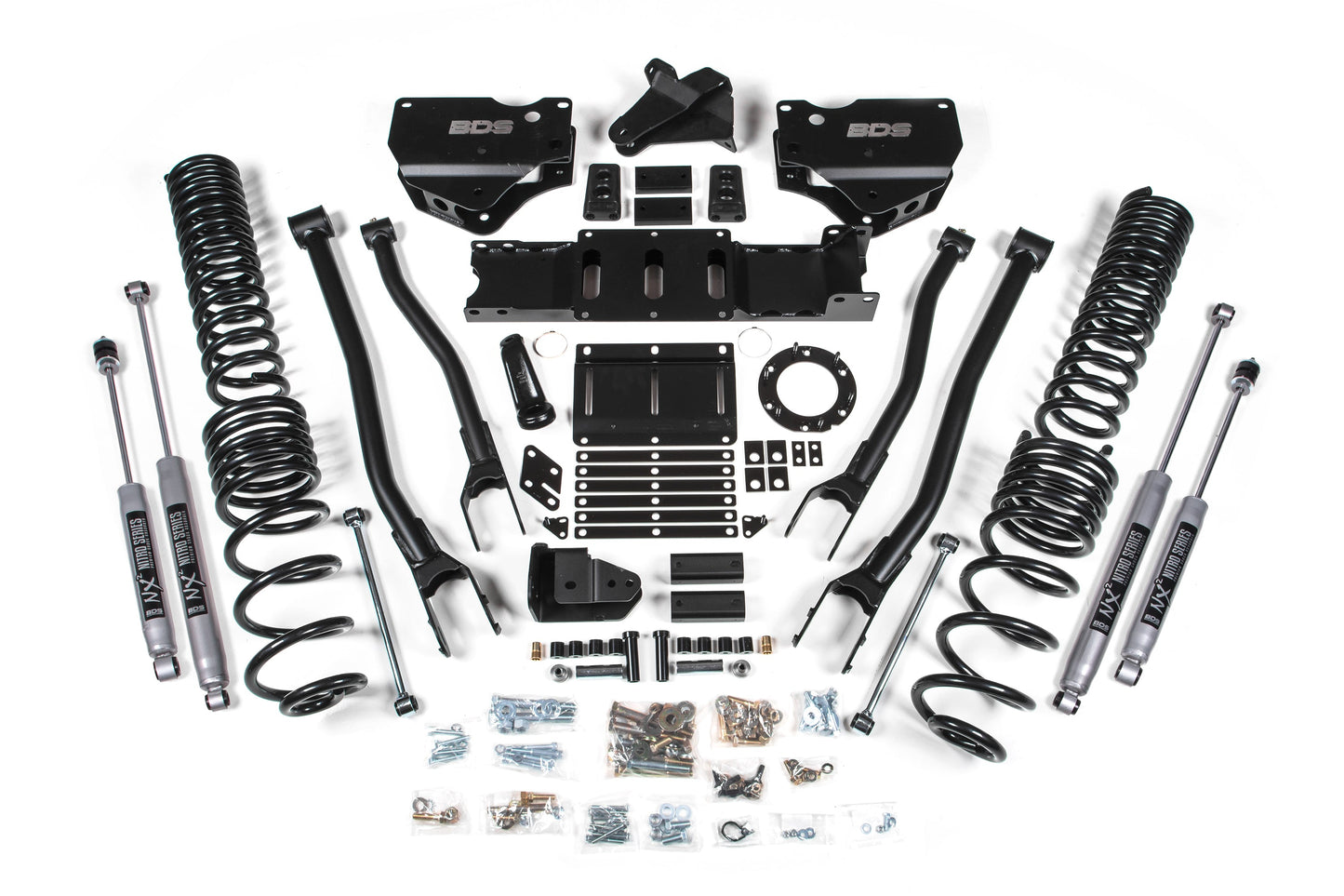 BDS Suspension 6 Inch Lift Kit w/ 4-Link | Ram 2500 (19-24) 4WD | Diesel