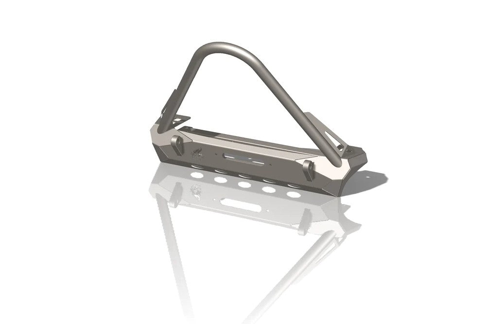 CrawlTek Pyro Stubby Front Bumper with Stinger | Jeep Wrangler CJ/YJ/TJ