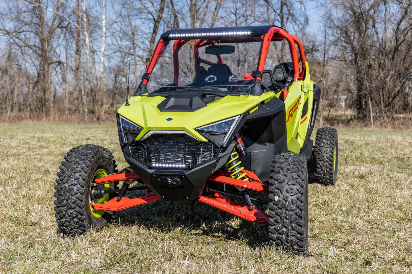 Rough Country (98202210) Vented Full Windshield | Scratch Resistant | Polaris RZR Turbo R (22-23)