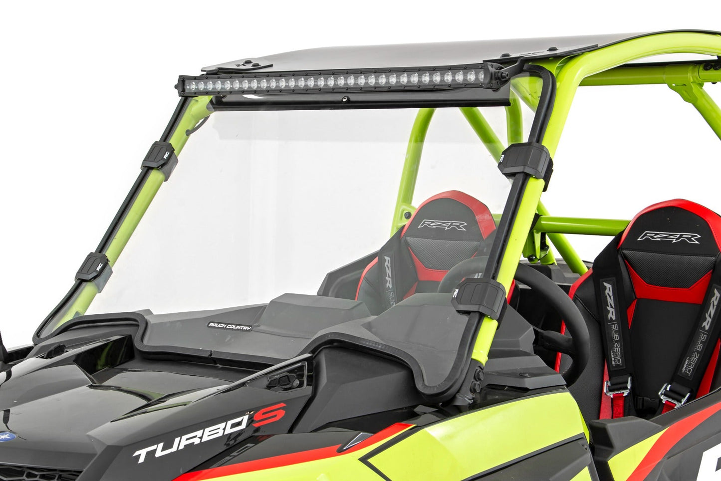 Rough Country (98112110) Full Windshield | Scratch Resistant | Polaris RZR Turbo S