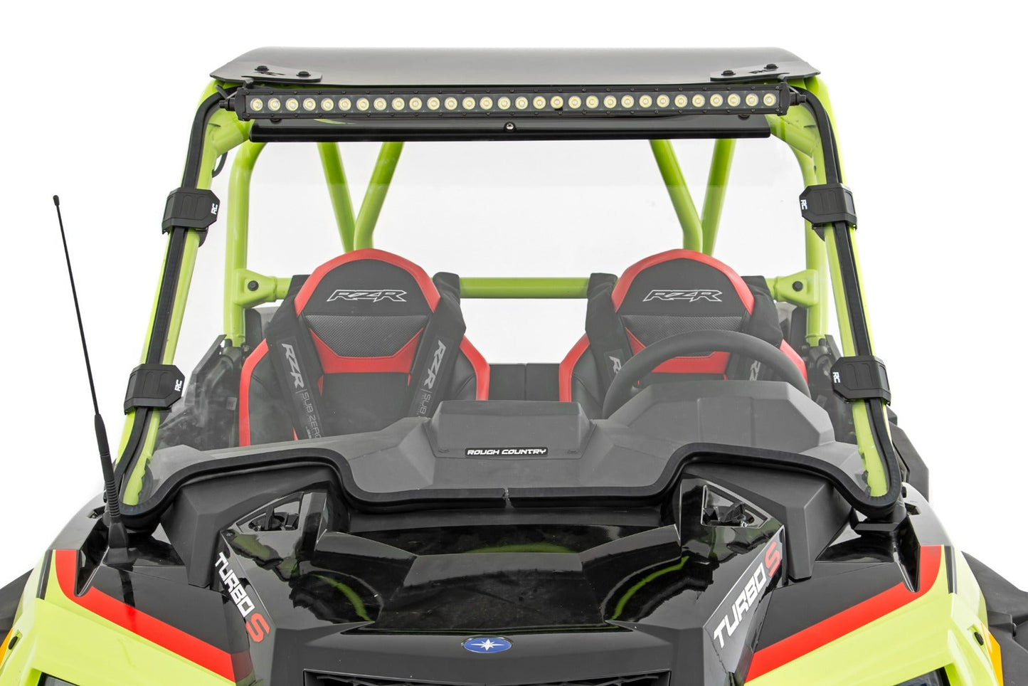 Rough Country (98112110) Full Windshield | Scratch Resistant | Polaris RZR Turbo S