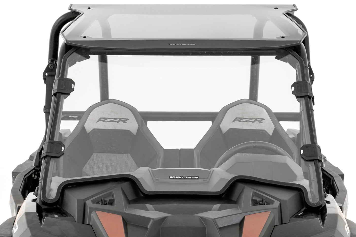 Rough Country (98192010) Full Windshield | Scratch Resistant | Polaris RZR XP 1000