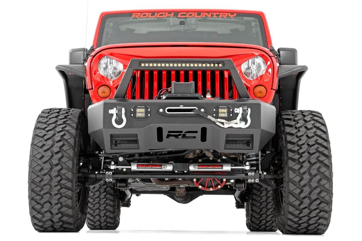 Rough Country (79030A) 4 Inch Lift Kit | Long Arm | 2 Door | Jeep Wrangler JK 4WD (07-11)