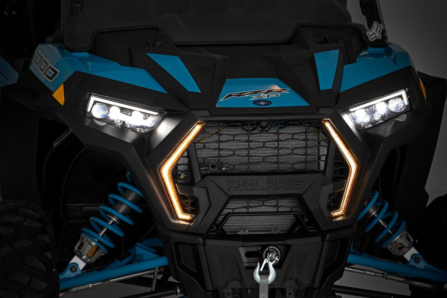 Rough Country (93001) LED Light Kit | Front Fang | Polaris RZR Turbo S/RZR XP 1000