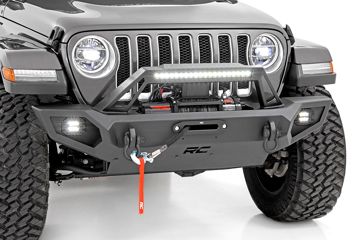 Rough Country (10585) Front Winch Bumper | Jeep Gladiator JT/Wrangler JK & JL