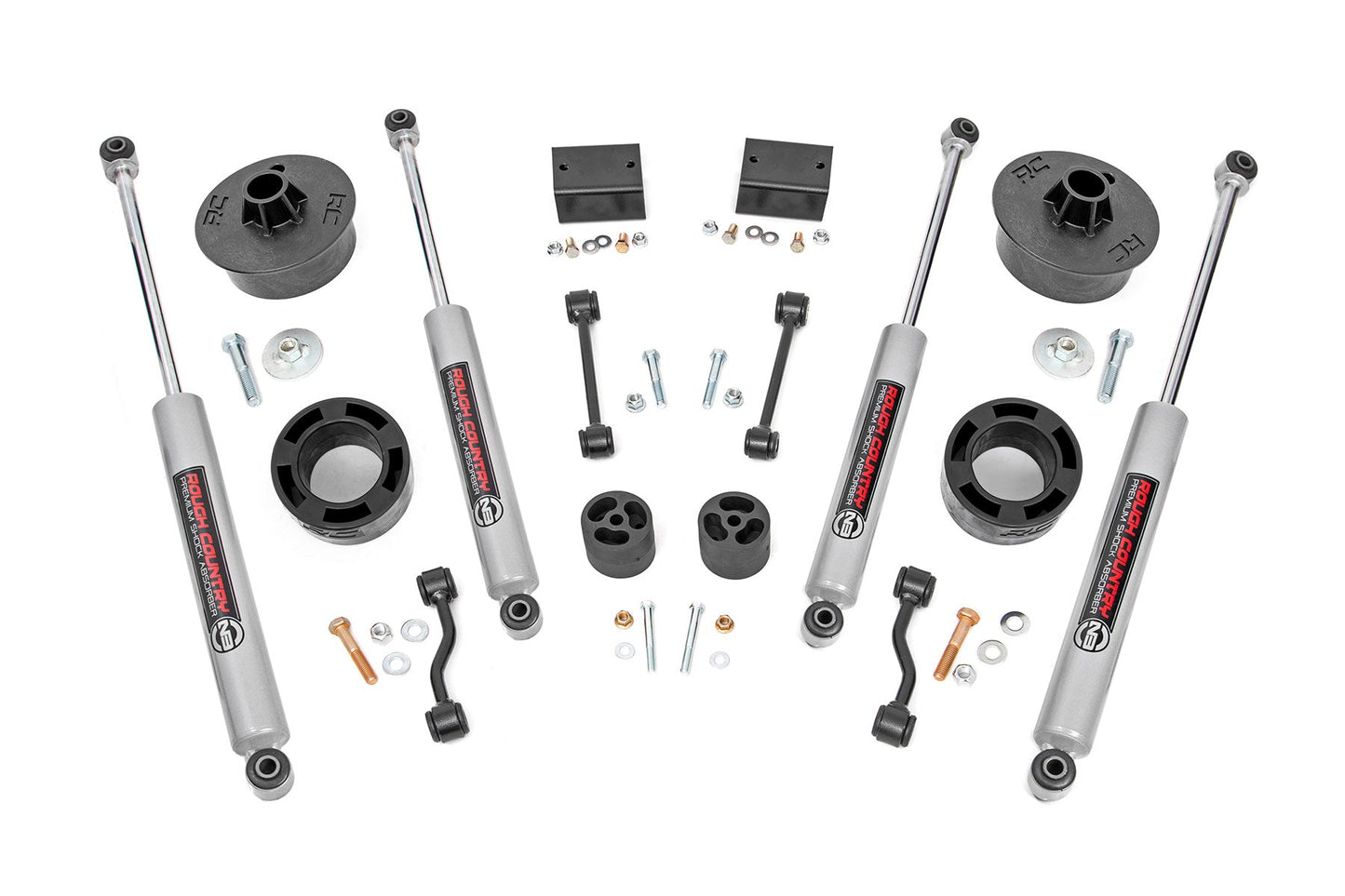 Rough Country (67730) 2.5 Inch Lift Kit | Spacers | N3 | Jeep Wrangler JL (18-23)/Wrangler Unlimited (18-23)