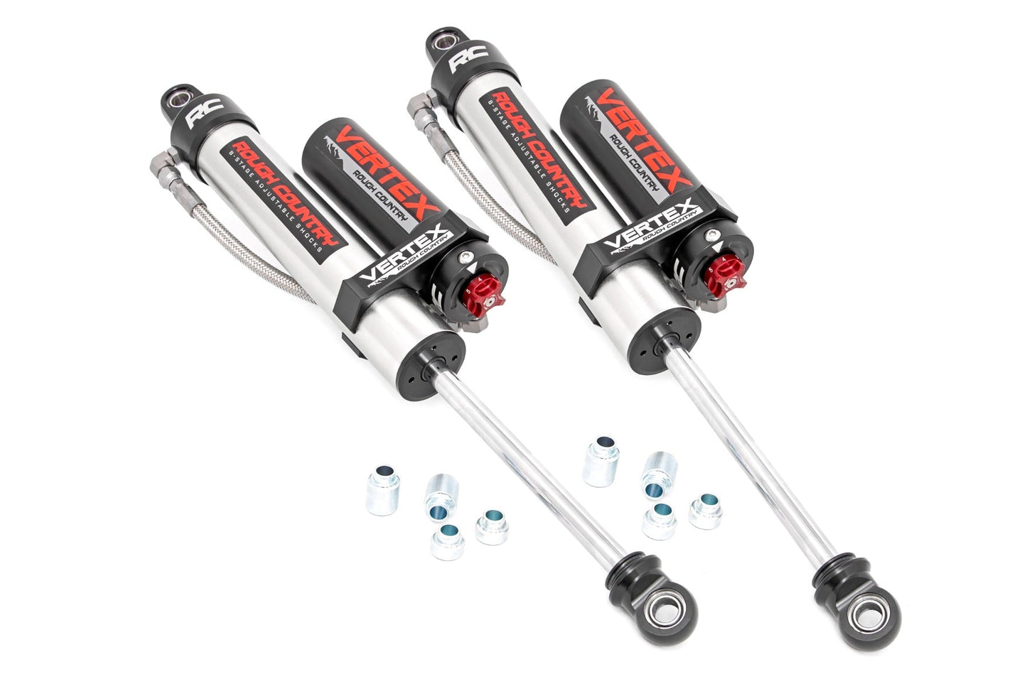 Rough Country (699024) Vertex 2.5 Adj Rear Shocks | 6" | Jeep Gladiator JT/Wrangler JL/Wrangler Unlimited (18-23)