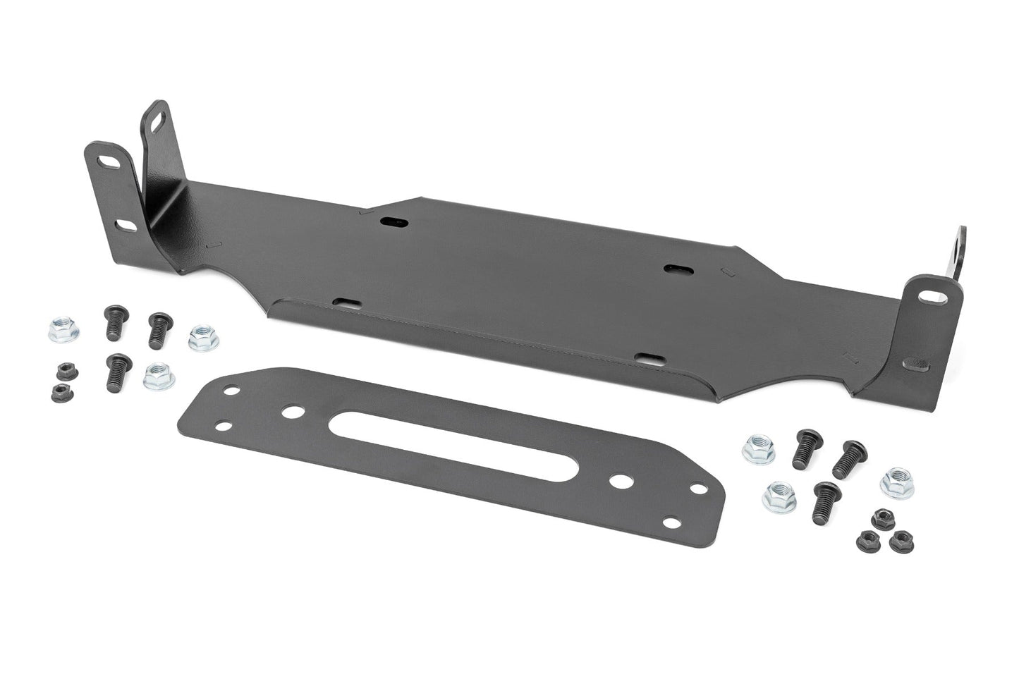 Rough Country (10652) Winch Mounting Plate | Modular Steel OE Bumper | Jeep Wrangler JL/Wrangler Unlimited (18-23)