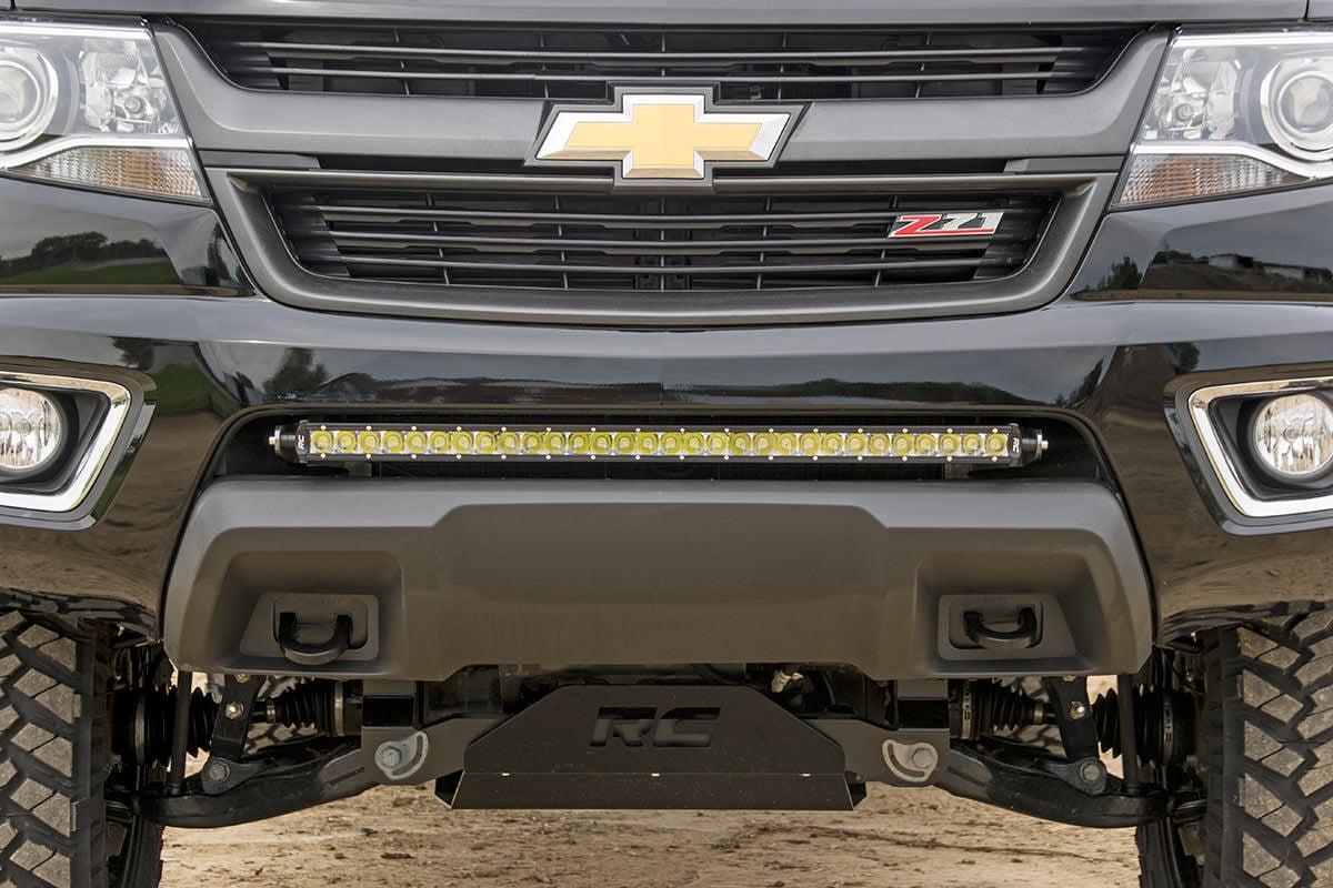 Rough Country (70536) LED Light Mount | Bumper | 30" | Chevy/GMC Canyon/Colorado (15-22)