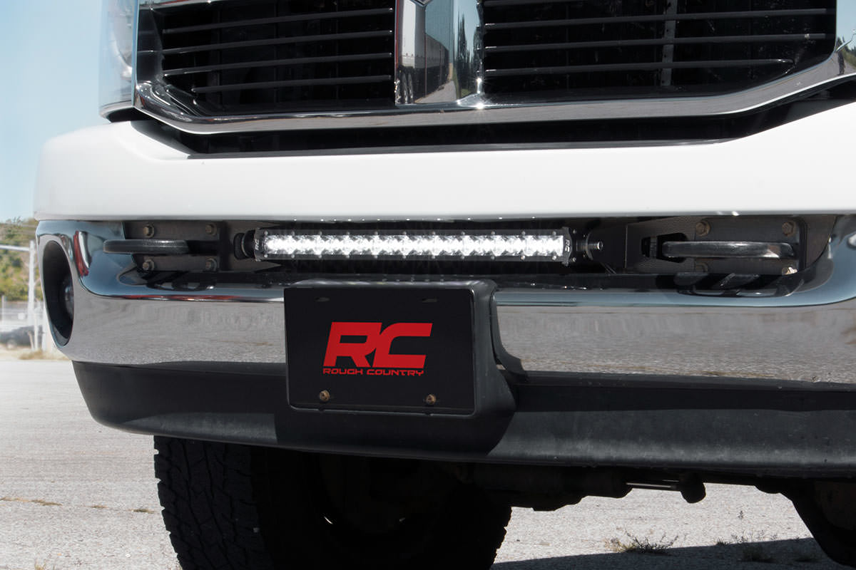 Rough Country (80568) LED Light Kit | Bumper Mount | 20" Spectrum Single Row | Ram 2500/3500 (10-18)