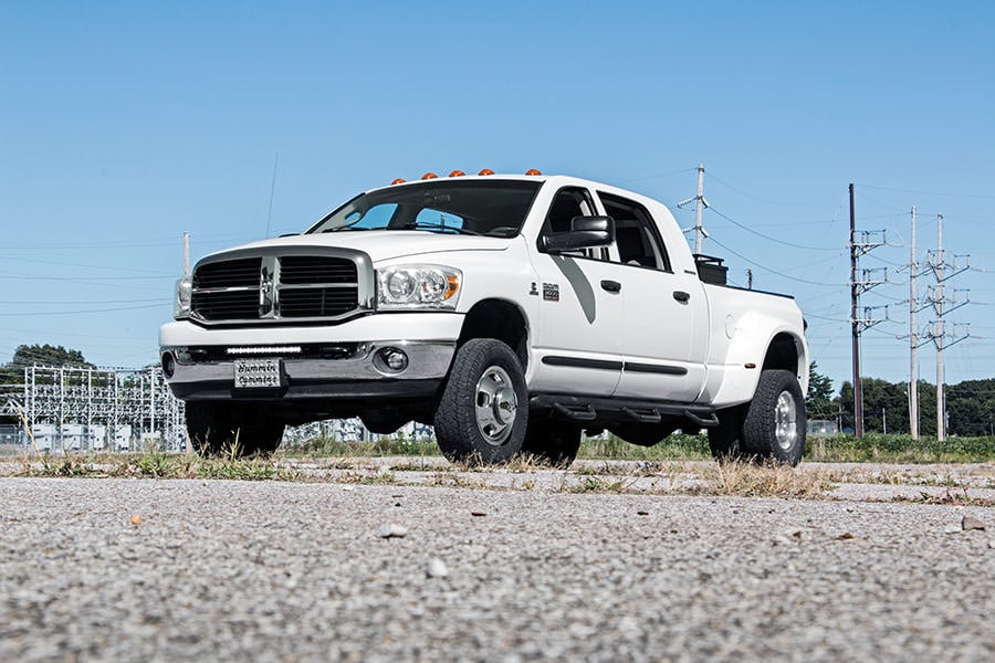 Rough Country (80568) LED Light Kit | Bumper Mount | 20" Spectrum Single Row | Ram 2500/3500 (10-18)