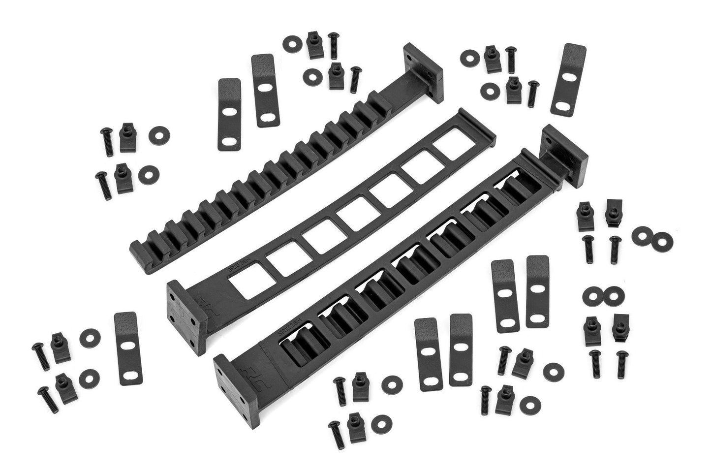 Rough Country (99066) Rubber Molle Panel Clamp Kit | Universal | Up to 15" | 2-Clamp Sets